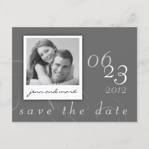 Faire-part Carte postale photo 04 pour sauvegarde de date