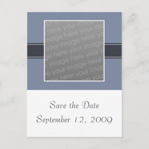 Faire-part Carte postale photo de sauvegarde de date