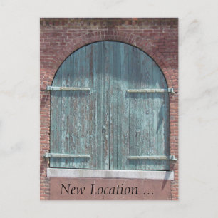 Faire-part Carte postale - Porte d'entrepôt