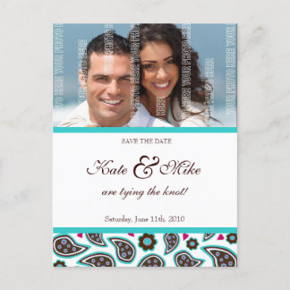 Faire-part Carte Postale pour Sauvegarder la Date | C1