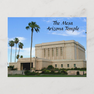 Faire-part Carte postale - temple de MESA Arizona