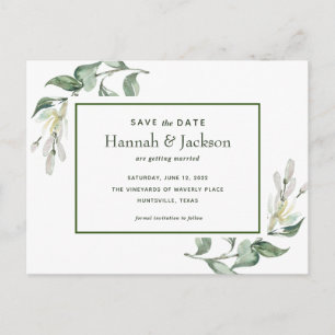 Faire-part Carte postale *Waverly Place* Enregistrez la date