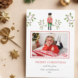 Faire-part Casse-noix Soldat et verdure de vacances Photo