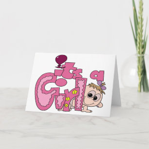Faire-part C'est une fille