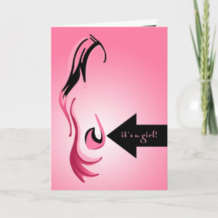 Faire-part c'est une fille ! : femme de markdrawn