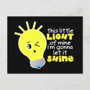 Faire-part Cette petite lumière qui est mienne Carte Postale 