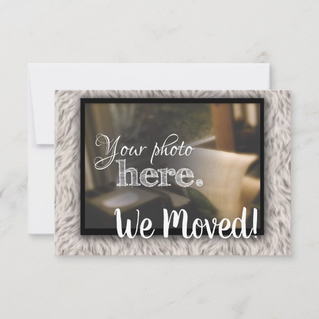 Faire-part Changement d'adresse Nous avons déménagé Bénédicti (Devant)