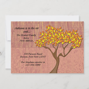 Faire-part Changement de Saison Annonce d'une Nouvelle Adress