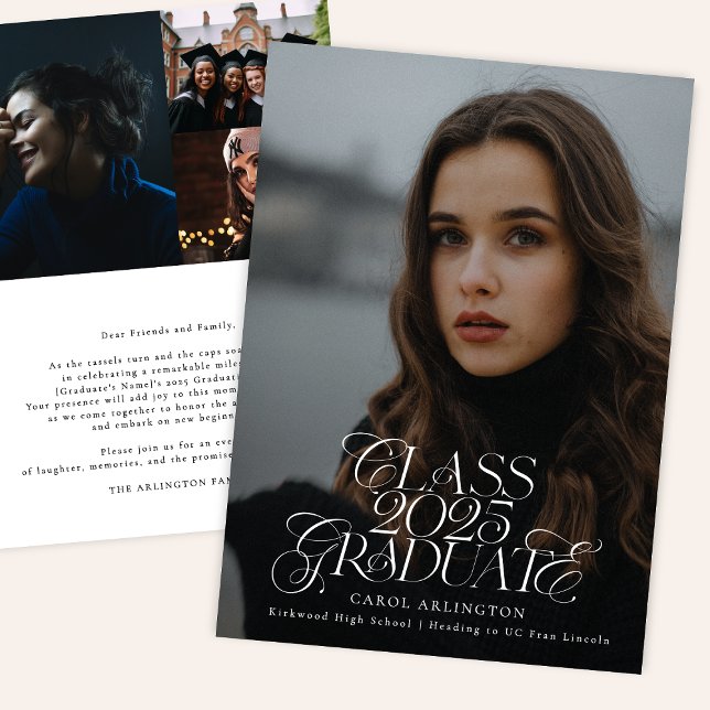 FAIRE-PART CLASSE DE 2025 DIPLÔME (Créateur téléchargé)