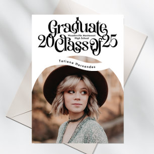 Faire-part Classe de 2025 HIGH SCHOOL Graduation