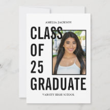 Classe De 25 Diplôme Photo Noir & Blanc