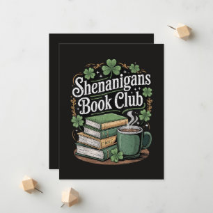 Faire-part Club de lecture St Patricks Day