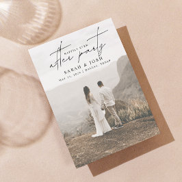 Faire-part Code QR Heureusement Jamais après la photo Party 2