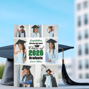 Faire-part Collage de photos de remise de diplômes de la prom