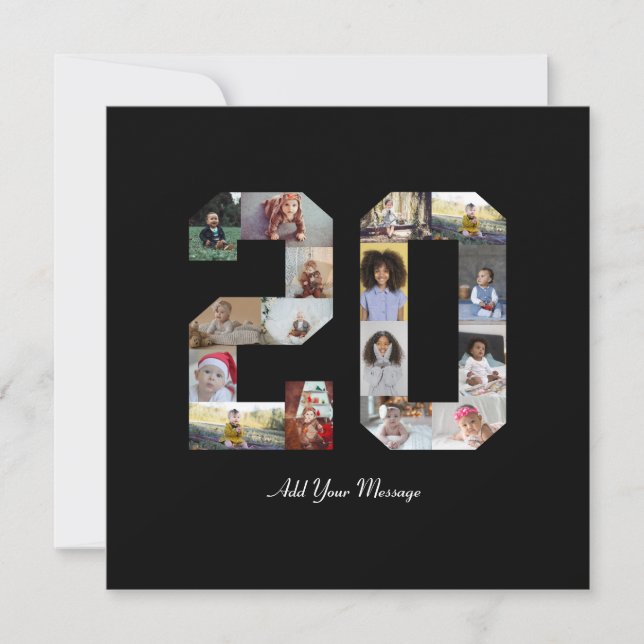 Faire-part Collage photo numéro 20 (Devant)