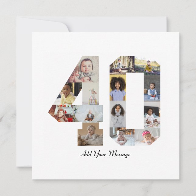 Faire-part Collage photo numéro 40 (Devant)