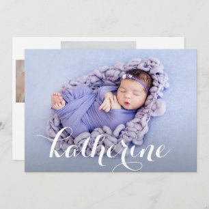 Faire-part Collage photo simple naissance