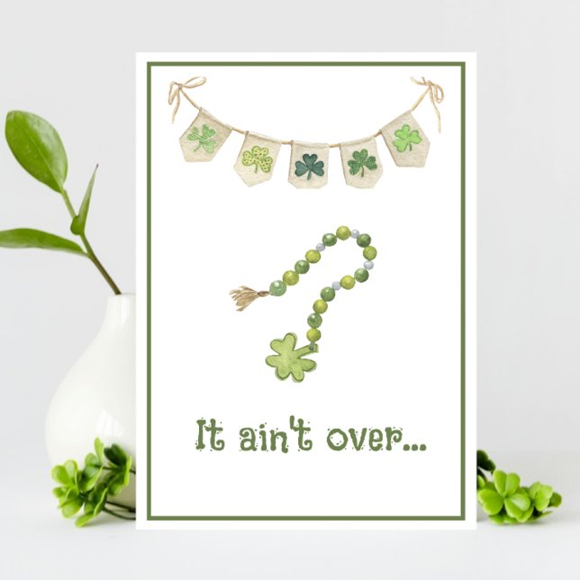 Faire-part Collier drôle de trèfle Saint-Patrick (Créateur téléchargé)