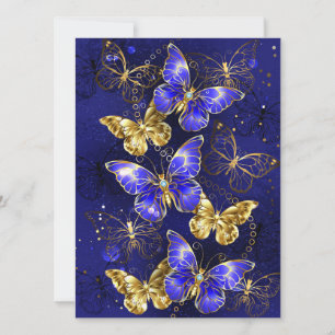 Faire-part Composition avec papillons Sapphire