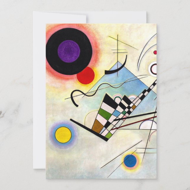 Faire-part Composition Kandinsky 8 (Devant)