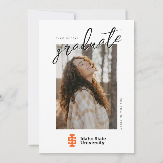 Faire-part Conception de logo officiel de l'Université d'État (Devant)