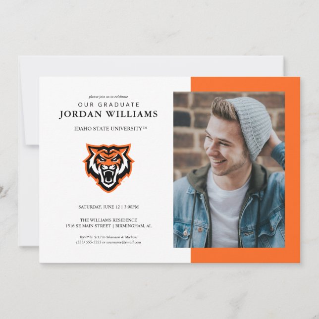 Faire-part Conception d'esprit des Bengals de l'Université d' (Devant)