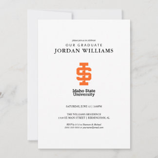 Faire-part Conception officielle du logo de l'Université d'Ét