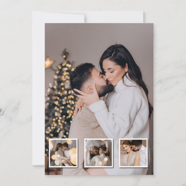 Faire-part Concevez votre propre collection de 4 photos (Devant)