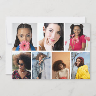 Faire-part Concevez votre propre collection de 7 photos
