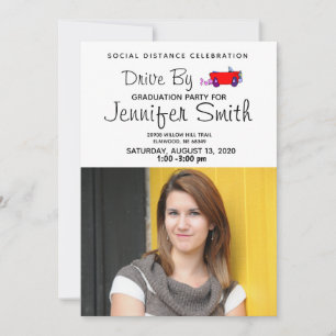 Faire-part Conduite Par Coronavirus De La Fête De Diplômés