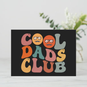 Faire-part Cool Dads Club Papa Fête des pères Retro Super