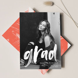 Faire-part Corail | Brochures Abstraites Diplôme photo