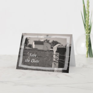 Faire-part Country Farm Wedding Enregistrer la date Faire-par