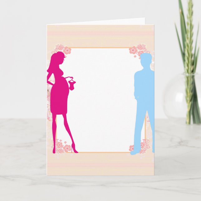 Faire-part couple attente bébé (Devant)