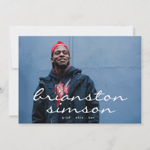 Faire-part Création Script Designer Grad Grad Grad Deux Photo