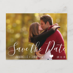 Faire-part Créez votre propre carte postale photo de save the