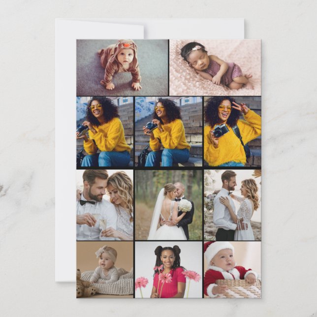 Faire-part Créez votre propre collection photo 11 (Devant)