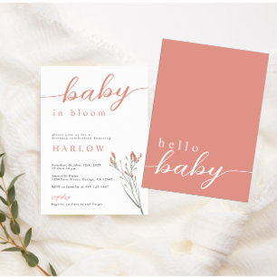 Faire-part Croix Bleue Moderne Première communion Sainte Invi