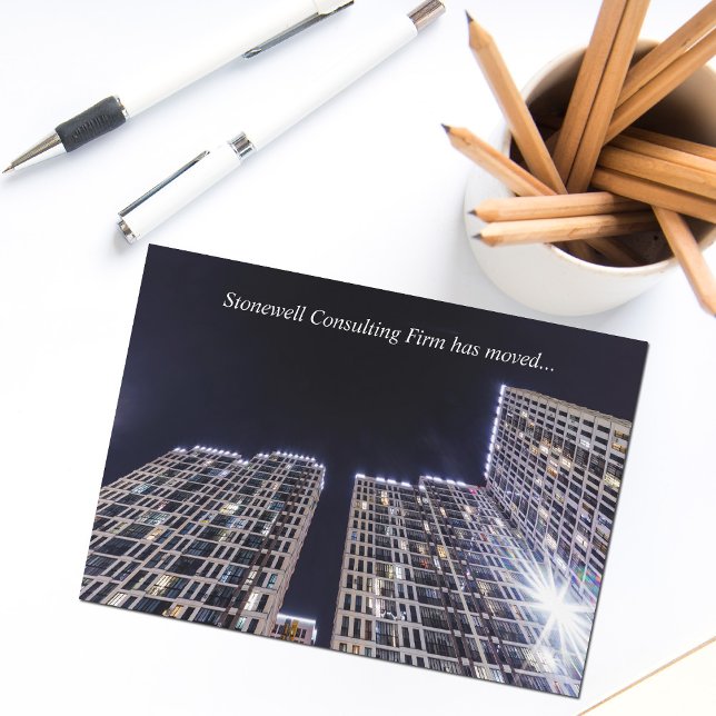 Faire-part Custom Company Office Building Business Moving (Créateur téléchargé)