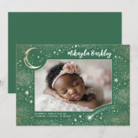Cute Stars Lune Celestin Nouveau-né Photo Naissanc