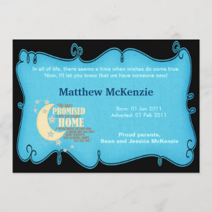 Faire-part d'adoption