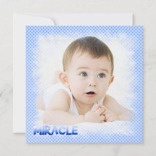 Faire-part d'adoption du garçon