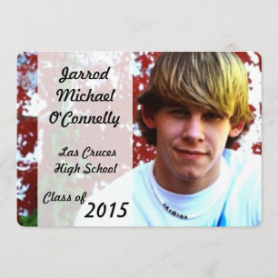 faire-part d'aîné de photographie de portrait de