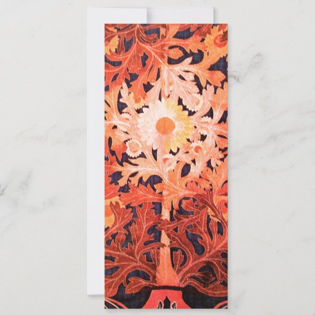 Faire-part DAISY, rouge noir blanc (Devant)