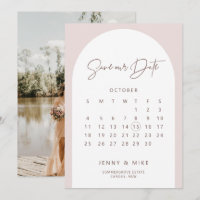 Faire-part d'annonce de date de calendrier à Arche