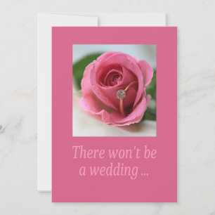 faire-part d'annulation du mariage