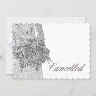 faire-part d'annulation du mariage