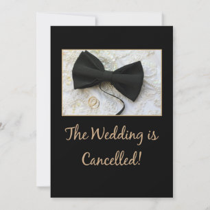 faire-part d'annulation du mariage