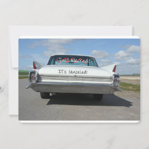 faire-part d'annulation du mariage