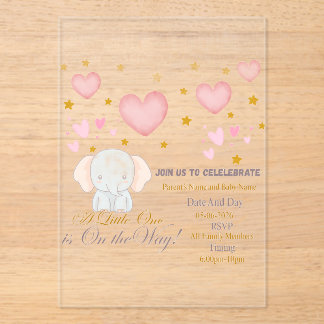 Faire-part de Baby Shower